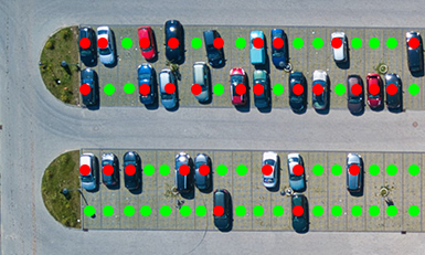 高位枪车位引导